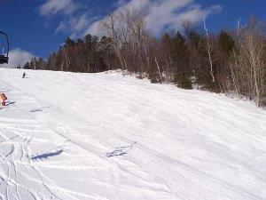 looking at upper jackson standard at black mt from the triple chair