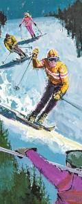 old school skiing